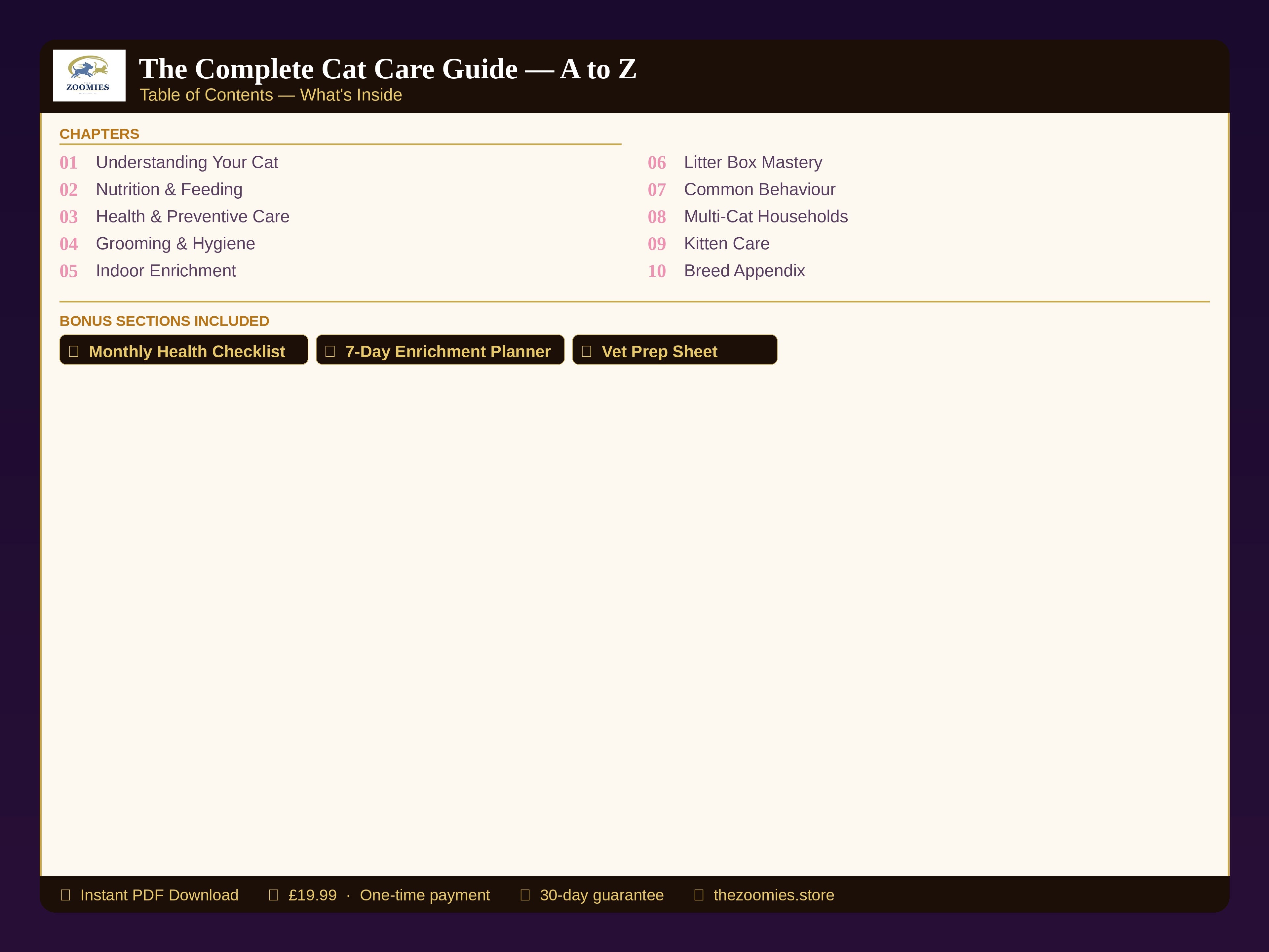 The Complete Cat Care Guide